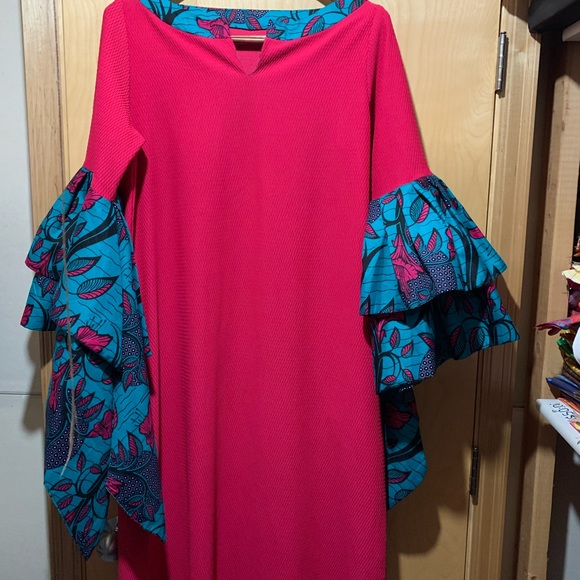 Dresses & Skirts - African Tint Of Ankara Loose Gown